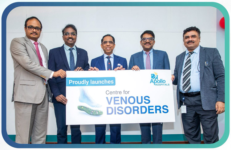 Apollo Hospitals Launches Advanced Venous Disorders Centre in Chennai for Varicose Veins & DVT Treatment