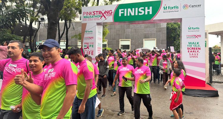 Pinkstrong 3K Walkathon: Fortis Hospital Bannerghatta Road Brings Together 3,000+ for Breast Cancer Awareness